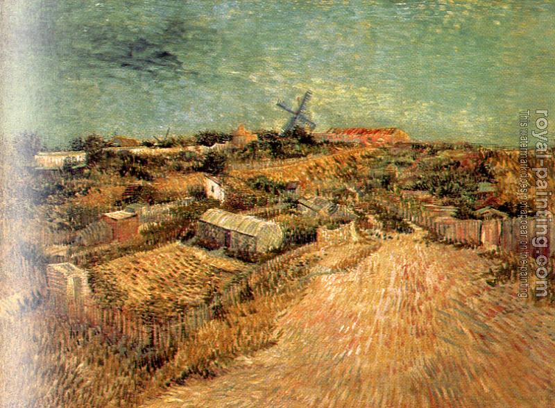 Vincent Van Gogh : Vegetable Gardens in Montmartre
